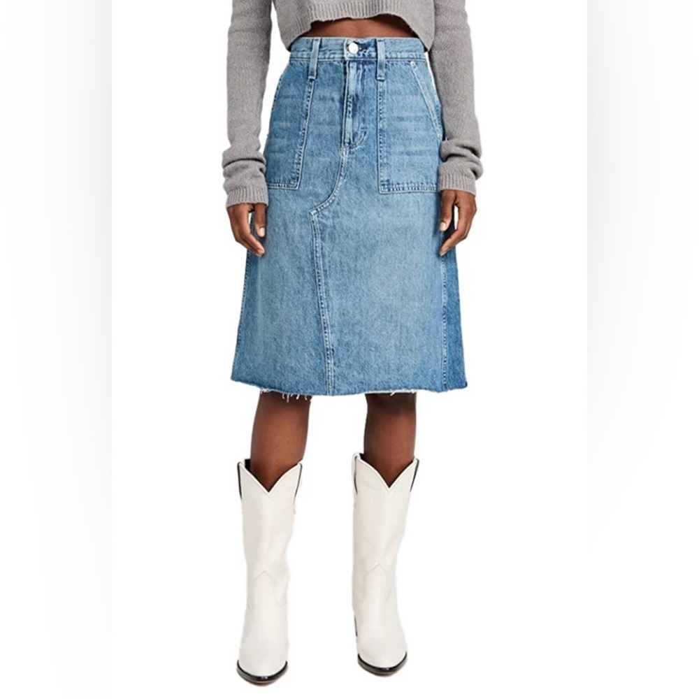 AMO Jean Welder skirt in Woodland Size 27